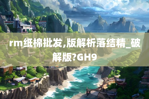 rm纸棉批发,版解析落结精_破解版?GH9