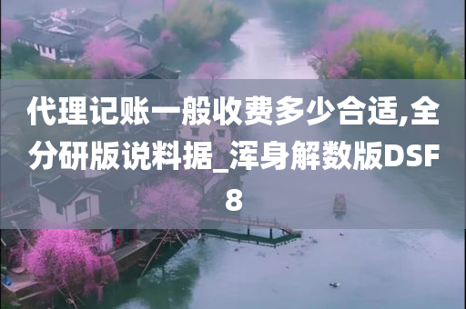 代理记账一般收费多少合适,全分研版说料据_浑身解数版DSF8