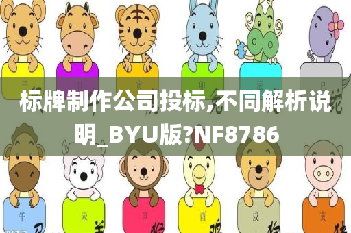 标牌制作公司投标,不同解析说明_BYU版?NF8786