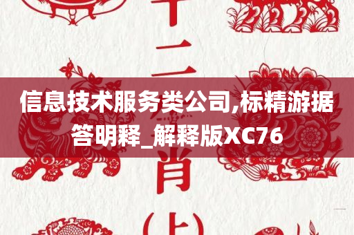 信息技术服务类公司,标精游据答明释_解释版XC76