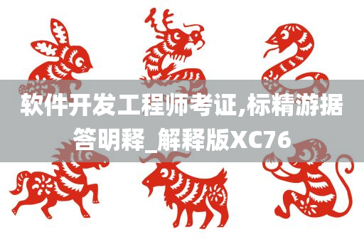 软件开发工程师考证,标精游据答明释_解释版XC76