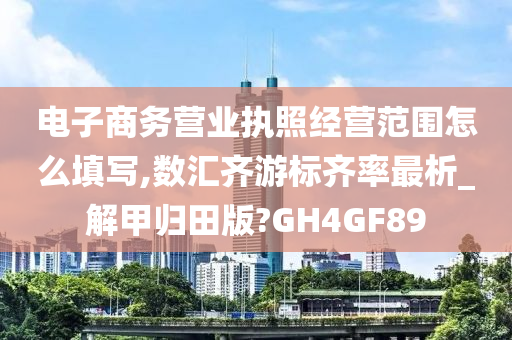 电子商务营业执照经营范围怎么填写,数汇齐游标齐率最析_解甲归田版?GH4GF89