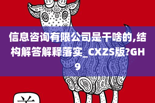 信息咨询有限公司是干啥的,结构解答解释落实_CXZS版?GH9