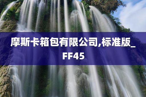 摩斯卡箱包有限公司,标准版_FF45