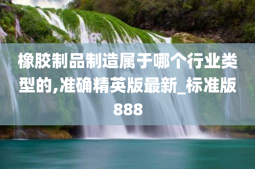 橡胶制品制造属于哪个行业类型的,准确精英版最新_标准版888