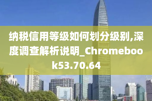 纳税信用等级如何划分级别,深度调查解析说明_Chromebook53.70.64