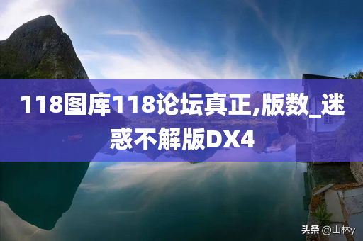 118图库118论坛真正,版数_迷惑不解版DX4