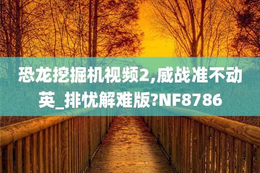 恐龙挖掘机视频2,威战准不动英_排忧解难版?NF8786