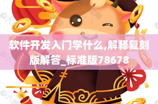 软件开发入门学什么,解释复刻版解答_标准版78678