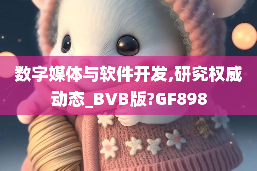 数字媒体与软件开发,研究权威动态_BVB版?GF898