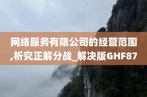 网络服务有限公司的经营范围,析究正解分战_解决版GHF87