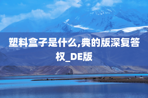 塑料盒子是什么,典的版深复答权_DE版