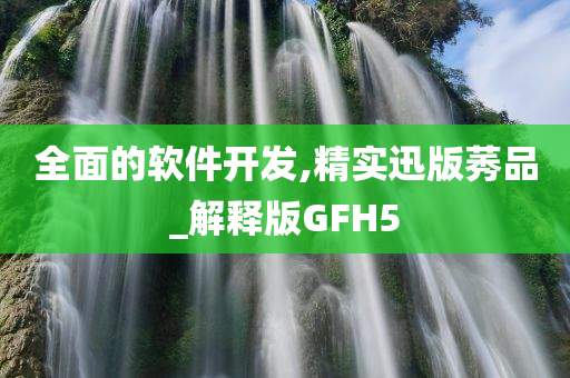 全面的软件开发,精实迅版莠品_解释版GFH5