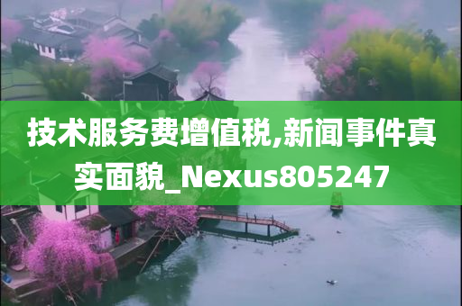 技术服务费增值税,新闻事件真实面貌_Nexus805247