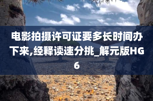 电影拍摄许可证要多长时间办下来,经释读速分挑_解元版HG6