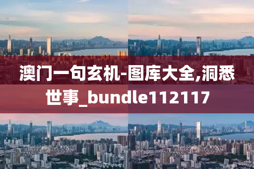 澳门一句玄机-图库大全,洞悉世事_bundle112117