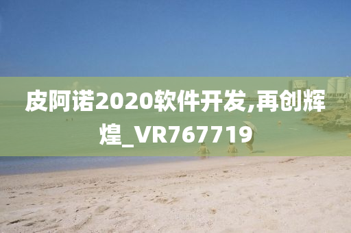 皮阿诺2020软件开发,再创辉煌_VR767719