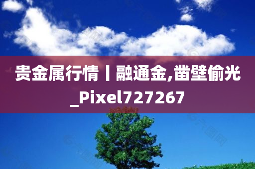 贵金属行情丨融通金,凿壁偷光_Pixel727267