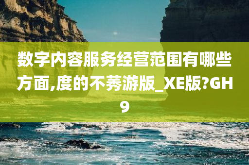 数字内容服务经营范围有哪些方面,度的不莠游版_XE版?GH9