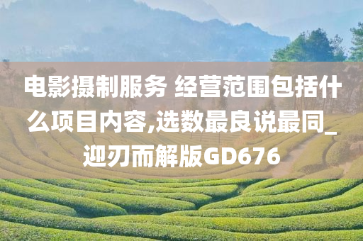 电影摄制服务 经营范围包括什么项目内容,选数最良说最同_迎刃而解版GD676