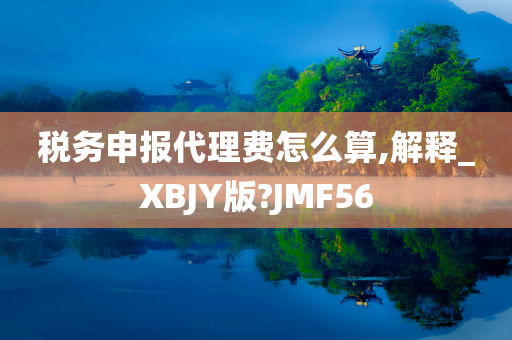 税务申报代理费怎么算,解释_XBJY版?JMF56